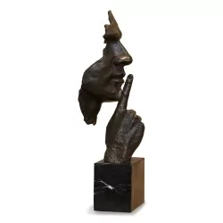 Bronze non signé, ancien tirage de la sculpture “Sérénité et …