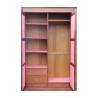 Armoire de style Louis XVI en palissandre et bois de rose avec - Moinat - Armoires