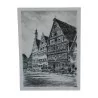Engraving representing Dinkelsbühl in Germany. - Moinat - Prints, Reproductions