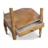 Chalet-style pine bedside table. - Moinat - End tables, Bouillotte tables, Bedside tables, Pedestal tables