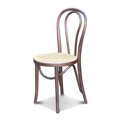 Pair of bentwood chairs model Thonet caned. Height …