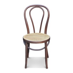 Pair of bentwood chairs model Thonet caned. Height …