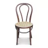 Pair of bentwood chairs model Thonet caned. Height … - Moinat - Chairs