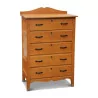 Chest of drawers in beech with 5 drawers. - Moinat - Chests of drawers, Commodes, Chifonnier, Chest of 7 drawers