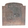 Cast iron fireplace plate - Moinat - Fire plates