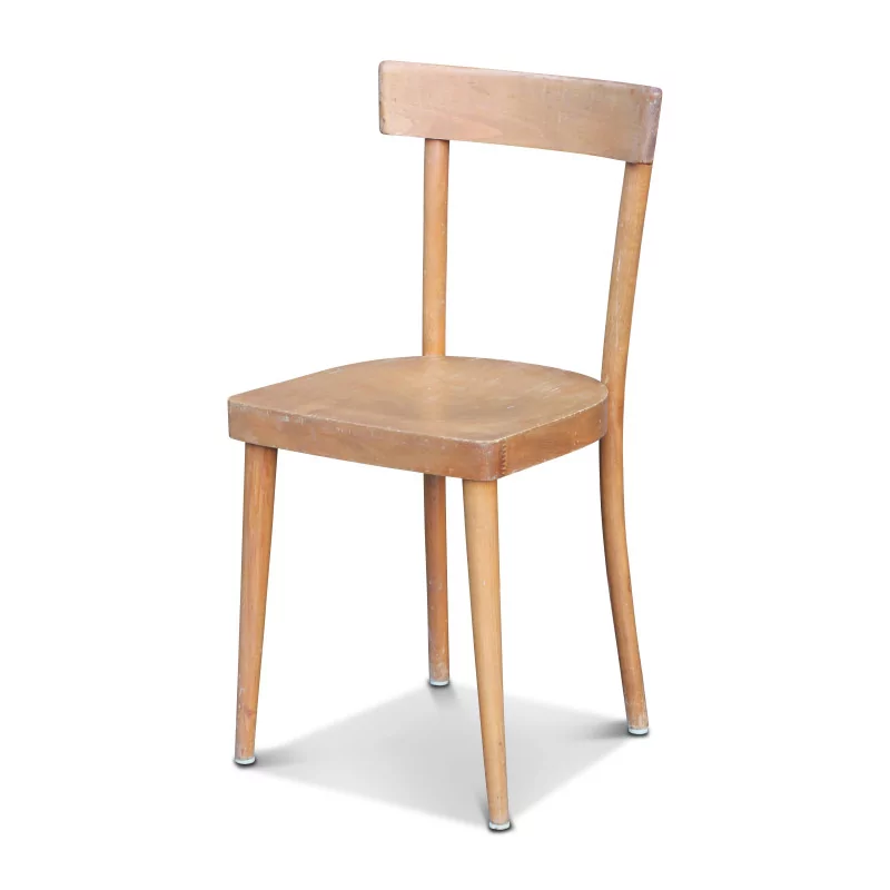 Holzstuhl. Sitzhöhe: 47 cm. - Moinat - Stühle