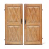 Paire de portes d'armoire. - Moinat - Accessoires de décoration