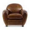 Club Paquebot armchair in cowhide leather. Seat height : … - Moinat - Armchairs