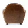 Club Paquebot armchair in cowhide leather. Seat height : … - Moinat - Armchairs
