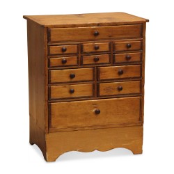 Watchmaker's layette in wood.