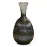 Kleine Vase aus Glaspaste in den Farben Blau und Grün mit … - Moinat - Schachtel, Urnen, Vasen