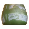 Small glass paste vase in the colors blue and green with … - Moinat - Boxes, Urns, Vases