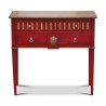 Small Directoire style chest of drawers in red lacquered cherry … - Moinat - Consoles, Side tables, Sofa tables