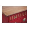 Small Directoire style chest of drawers in red lacquered cherry … - Moinat - Consoles, Side tables, Sofa tables