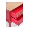 Small Directoire style chest of drawers in red lacquered cherry … - Moinat - Consoles, Side tables, Sofa tables