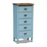 chest of drawers in light blue color - Moinat - Chests of drawers, Commodes, Chifonnier, Chest of 7 drawers
