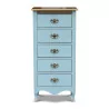 chest of drawers in light blue color - Moinat - Chests of drawers, Commodes, Chifonnier, Chest of 7 drawers