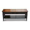 Directoire style living room table with wooden parquet top … - Moinat - Coffee tables