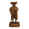Pair of small Swiss characters in carved wood. Brianz… - Moinat - Decorating accessories