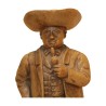 Pair of small Swiss characters in carved wood. Brianz… - Moinat - Decorating accessories