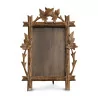 carved wooden frame decorated with vine leaves. Brianz… - Moinat - Brienz