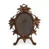 Round carved wooden frame from Brienz decorated with … - Moinat - Brienz