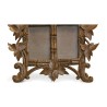 Double carved wooden frame decorated with vine leaves. … - Moinat - Picture frames