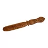 wooden letter opener decorated with leaves and flowers. Brianz… - Moinat - Brienz