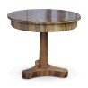 Louis-Philippe round table with central leg and top in … - Moinat - Dining tables