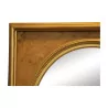 oval mirror with a gilded wooden frame. - Moinat - Mirrors