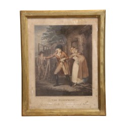 Engraving \"THE ELOPEMENT\"