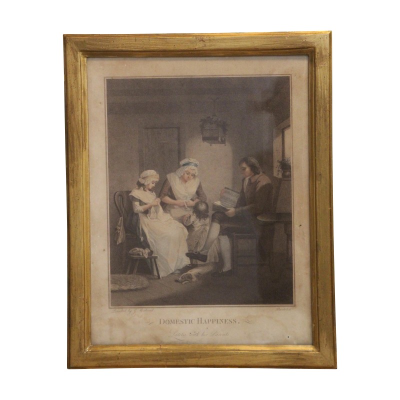 Gravure "DOMESTIC HAPPINESS" - Moinat - Gravures Gravure "DOMESTIC HAPPINESS" - Moinat - Gravures