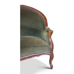 Divan Louis-Philippe en noyer