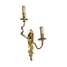 Paar Louis XV-Bronzeleuchter mit Putti. 2 Lichter. ENDE … - Moinat - Wandleuchter