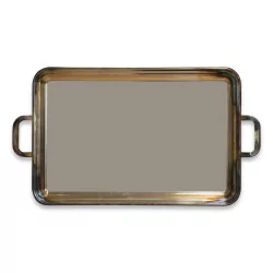 Béard silver metal tray in new condition.