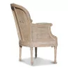 Louis XVI-Stuhl aus Rohrgeflecht - Moinat - Armlehnstühle, Sesseln