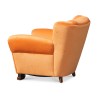 Bergère des années 50 recouverte de velours orange. Hauteur … - Moinat - Fauteuils