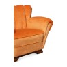 Bergère des années 50 recouverte de velours orange. Hauteur … - Moinat - Fauteuils