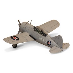 Maquette d’avion grise de la marque CORGI avec train