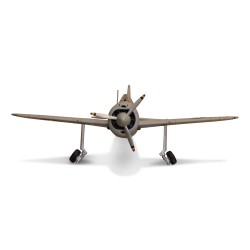Maquette d’avion grise de la marque CORGI avec train