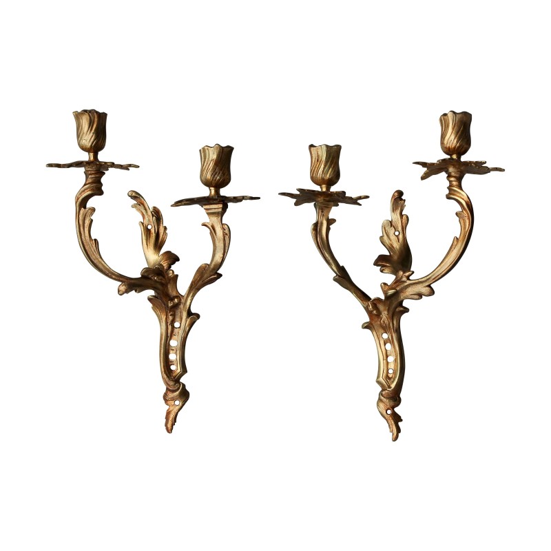 Paire d’applique Louis XV - Moinat - Appliques murales Paire d’applique Louis XV - Moinat - Appliques murales