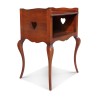 Louis XV style bedside table in cherry wood. - Moinat - End tables, Bouillotte tables, Bedside tables, Pedestal tables