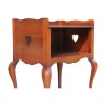 Louis XV style bedside table in cherry wood. - Moinat - End tables, Bouillotte tables, Bedside tables, Pedestal tables