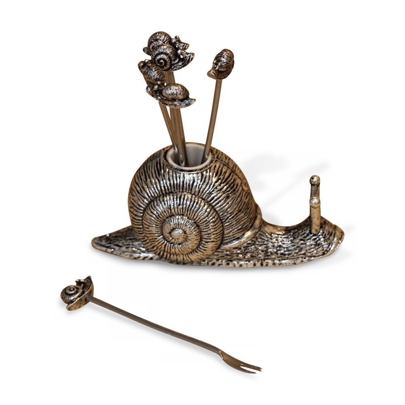 Set de pic à cocktail ESCARGOT. - Moinat - Accessoires de décoration Set de pic à cocktail ESCARGOT. - Moinat - Accessoires de décoration