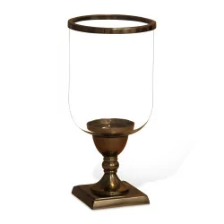 个铜茶蜡灯笼。