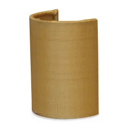 Small golden clip-on lampshade.