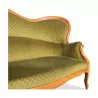 Louis-Philippe Sofa mit grünem geprägtem Samt bezogen. - Moinat - Sofas, Couchs