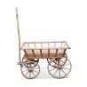 wooden chariot. - Moinat - Decorating accessories