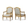 Paire de Siège Louis XVI - Moinat - Fauteuils
