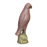 Perroquet rose en porcelaine. - Moinat - Accessoires de décoration